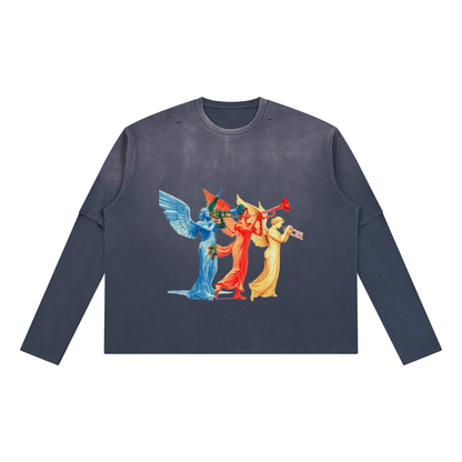 Gods Trumpets Layered T-Shirt