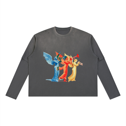 Gods Trumpets Layered T-Shirt