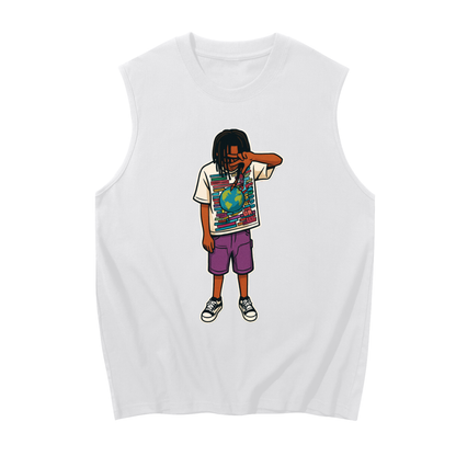 Men's Sleeveless Cotton Tank Top