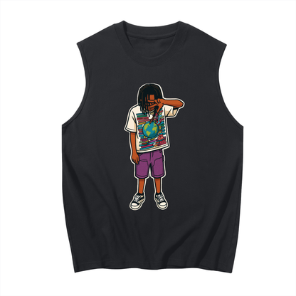 Men's Sleeveless Cotton Tank Top