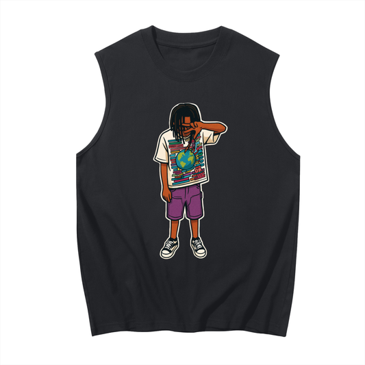 Men's Sleeveless Cotton Tank Top